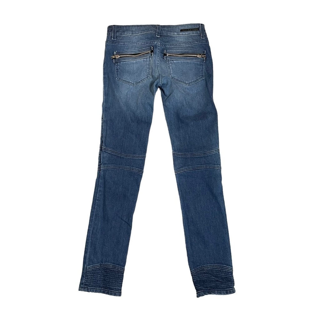 Rockstar Sushi Moto Jeans stretch skinny womens 28 - Picture 4 of 14